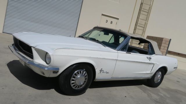 1968 FORD MUSTANG CONVERTIBLE 289 C CODE P/S! PWR DISC! POWER TOP! 1968 Ford Mustang CONVERTIBLE 289 C CODE P/S! PWR DISC! POWER TOP!
