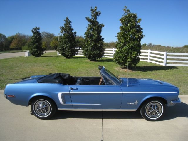 1968 Ford Mustang Convertible 289 V8 Auto w/ Powersteering 1968 Ford Mustang