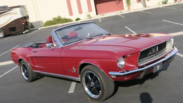 1968 Ford Mustang CONVERTIBLE 289 V8 C CODE! P/S , 4 WHEEL DISC !!! - photo 2