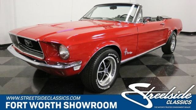 1968 Ford Mustang Convertible Convertible 302 V8 3 Speed Automatic Classic Vinta 1968 Ford Mustang Convertible