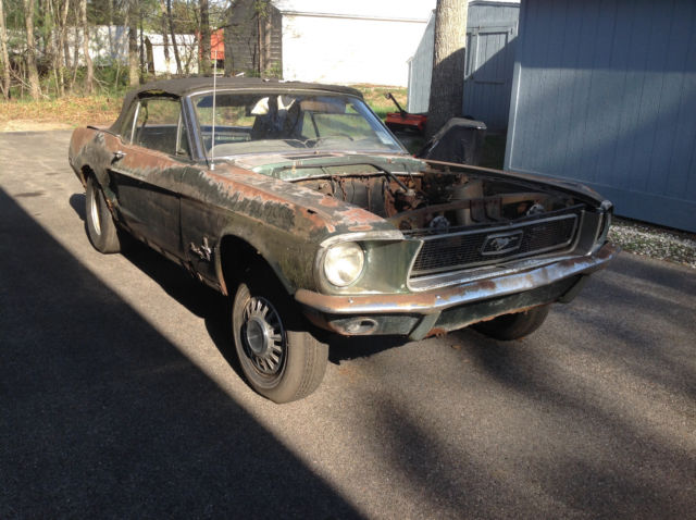 1968 FORD MUSTANG CONVERTIBLE SHELBY COBRA BOSS MACH 1 GT 1968 Ford Mustang