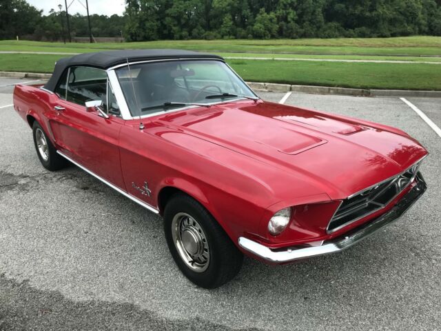 1968 Ford Mustang Convertible V-8 Unrestored Original Survivor Black Plate CA 1968 Ford Mustang CONVERTIBLE