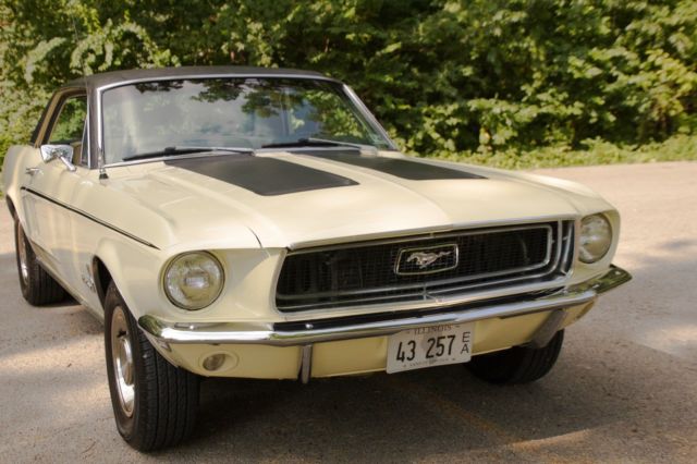 1968 Ford Mustang Coupe 1 of 1 for 1968, 302 V8, Framed Marti Report to Buyer 1968 Ford Mustang