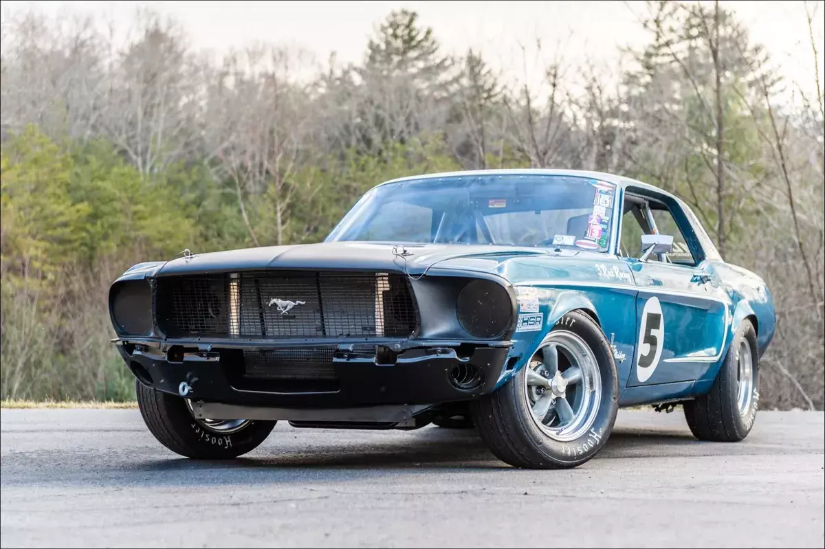 1968 Ford Mustang Coupe 4-Speed Race Car 1968 Ford Mustang