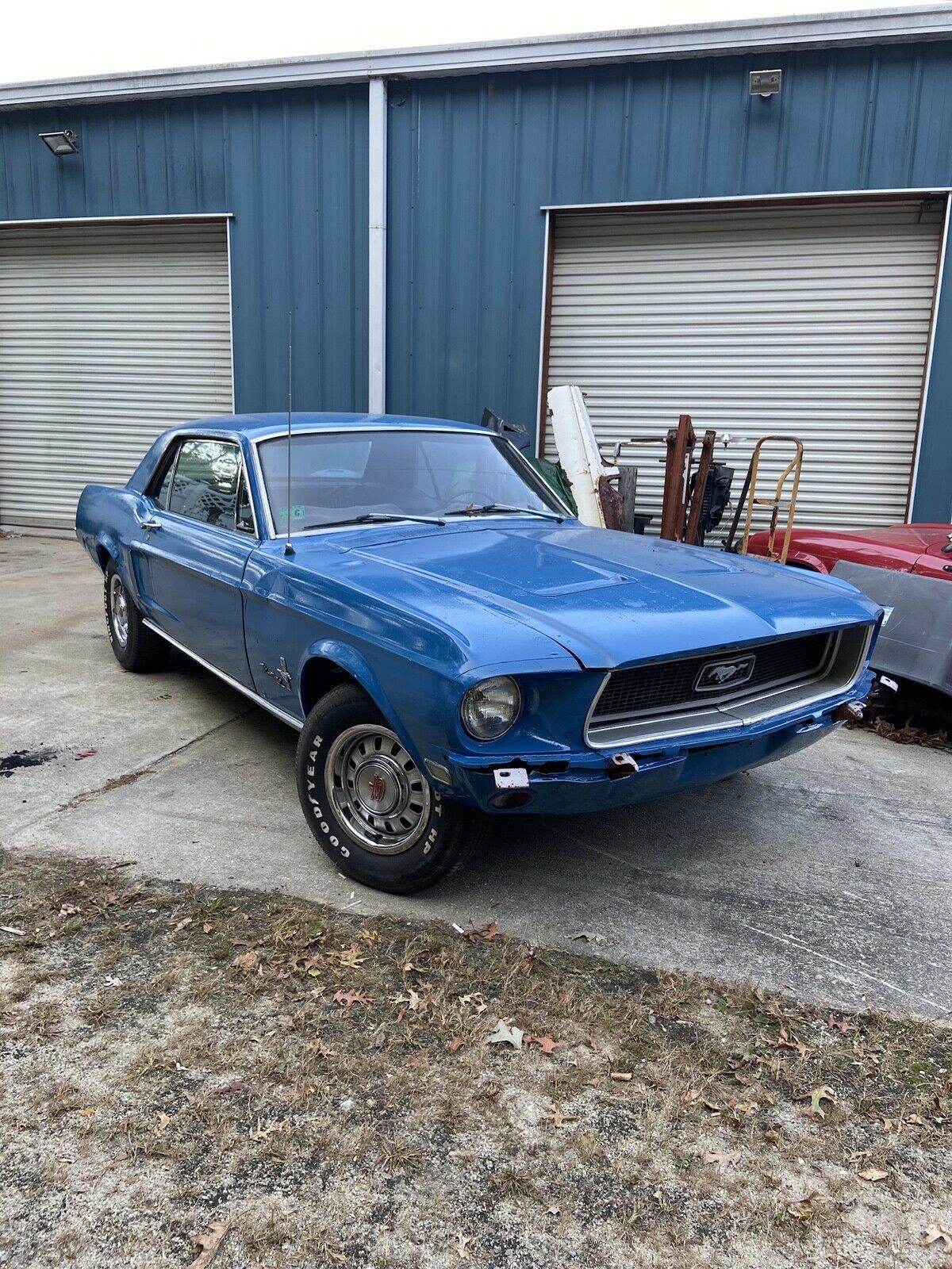 1968 Ford Mustang Coupe Blue RWD Automatic 1968 Ford Mustang