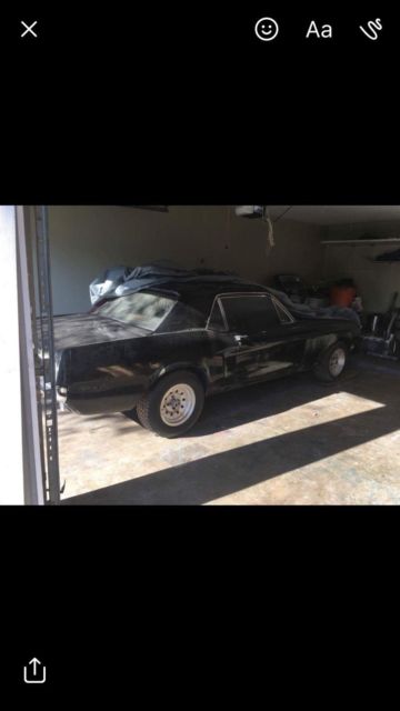 1968 Ford Mustang Coupe Includes 5.0 V8 Spare Eng + Many new spare parts 1968 Ford Mustang Coupe
