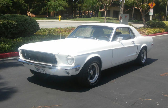1968 Ford Mustang Coupe Roller-Cam Motor Edelbrock Heads 5 Speed Baer Discs 1968 Ford Mustang