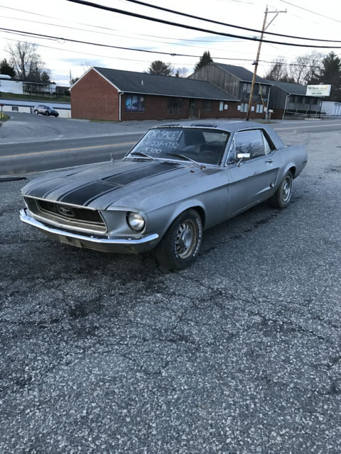1968 Ford Mustang Coupe V8 289 C Code C4 Auto Runs and Drives Clear Title 1968 Ford Mustang 289 V8