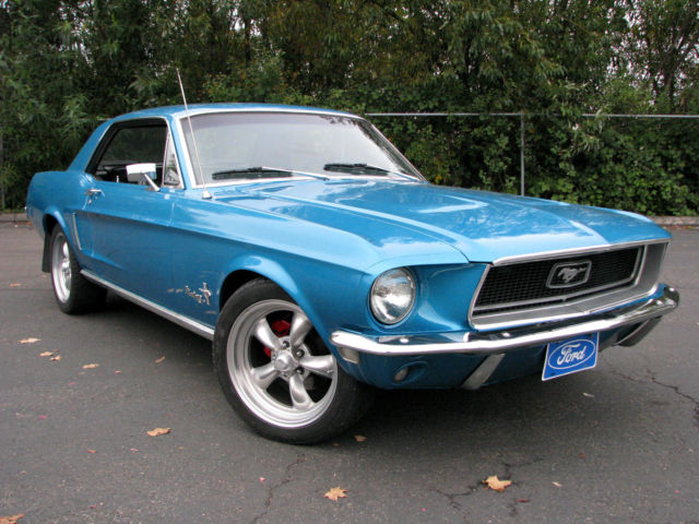 1968 Ford Mustang Coupe - V8, FACTORY STICK SHIFT; GREAT VINTAGE DRIVER !! 1968 Ford Mustang