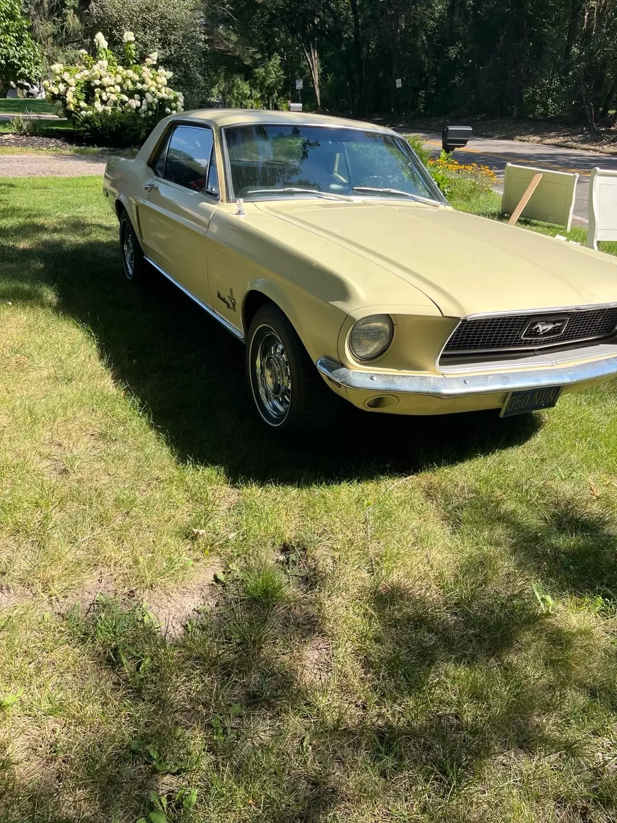 1968 Ford Mustang Coupe Yellow 1968 Ford Mustang