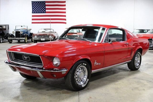 1968 Ford Mustang Fastback 35724 Miles Red Coupe 289ci V8 Automatic 1968 Ford Mustang Fastback