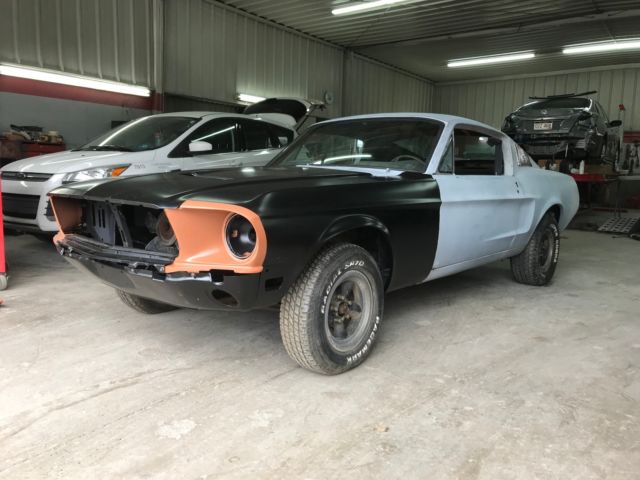 1968 Ford Mustang Fastback Bullitt Highland Green S Code 390 GT 4 Speed LOOK! 1968 Ford Mustang GT