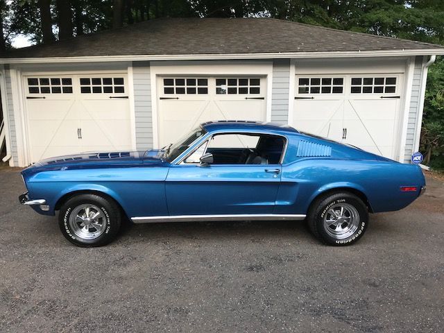 1968 Ford Mustang Fastback C Code Automatic Acapulco Blue **Reserve Lowered** 1968 Ford Mustang Fastback