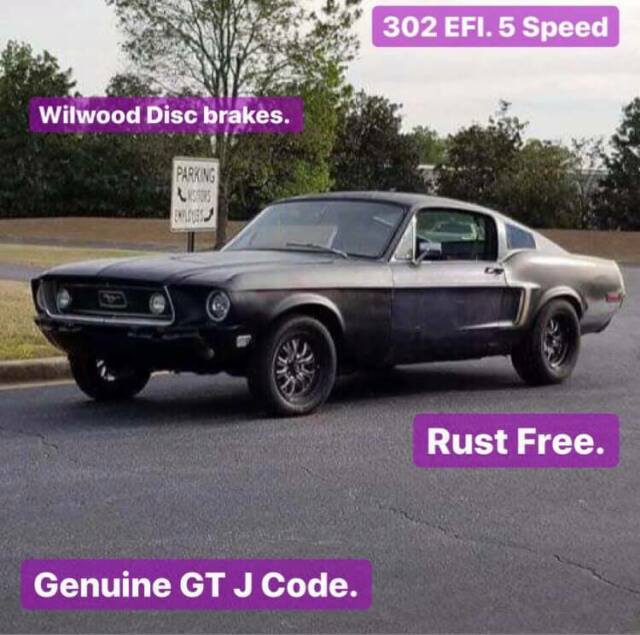 1968 Ford Mustang Fastback GT Restomod 5.0 EFI 5 Speed - Rust Free 1968 Ford Mustang