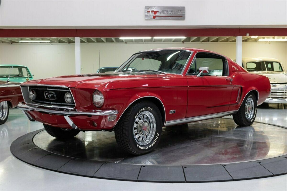 1968 Ford Mustang Fastback GT S Code 390 Tri Power Option 1967 Shelby GT350 500 1968 Ford Mustang Fastback GT