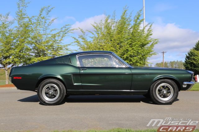 1968 Ford Mustang Fastback - Highland Green Bullitt - V8 5 Speed Custom Stunner! 1968 Ford Mustang Bullitt