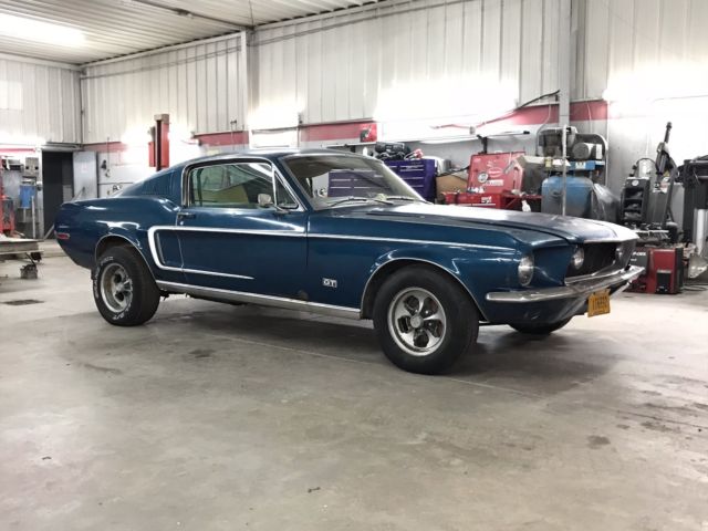 1968 Ford Mustang Fastback J Code True GT 302 4 Speed Runs and Drive Complete!! 1968 Ford Mustang GT