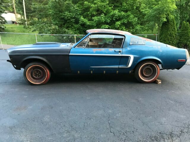 1968 Ford Mustang Fastback R Code 428 Cobra Jet Acapulco Blue Numbers Matching! 1968 Ford Mustang GT