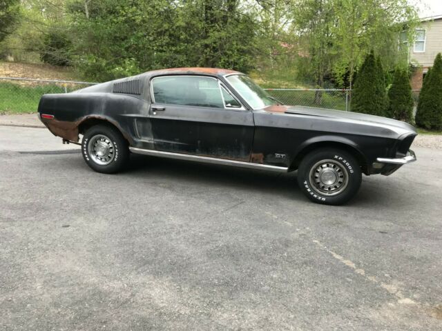 1968 Ford Mustang Fastback S Code Raven Black GT 4 Speed Ford Executive Car LOOK 1968 Ford Mustang GT