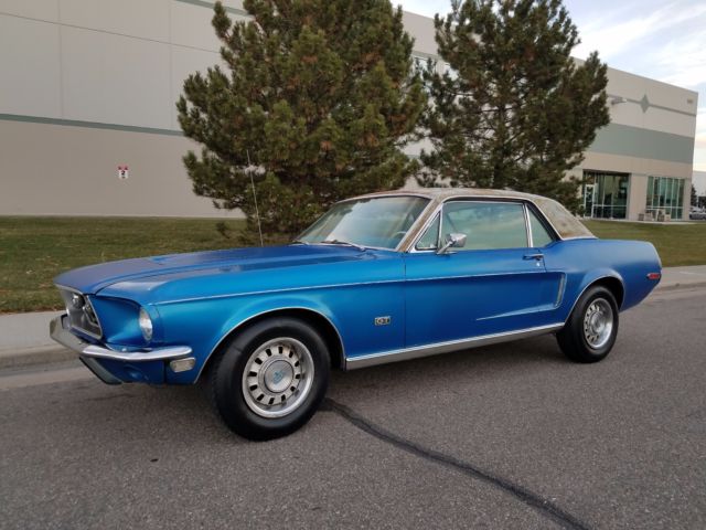 1968 ford Mustang GT 302 J Code automatic 1968 Ford Mustang