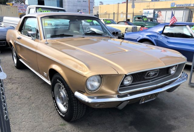 1968 Ford Mustang GT 4-Speed One CA Owner 1968 Ford Mustang GT