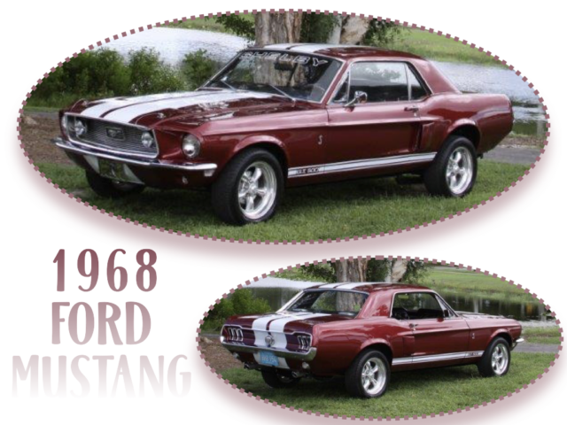 1968 Ford Mustang GT 500 Shelby Cobra Tribute 302 4 speed AC PS Tach & Gauge 1968 Ford Mustang
