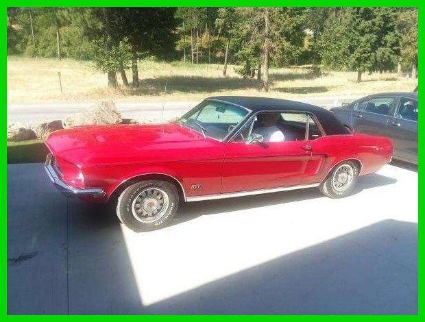 1968 Ford Mustang GT Coupe Original 390-4V V8 Gasoline Automatic RWD MONTANA 1968 Ford Mustang Coupe