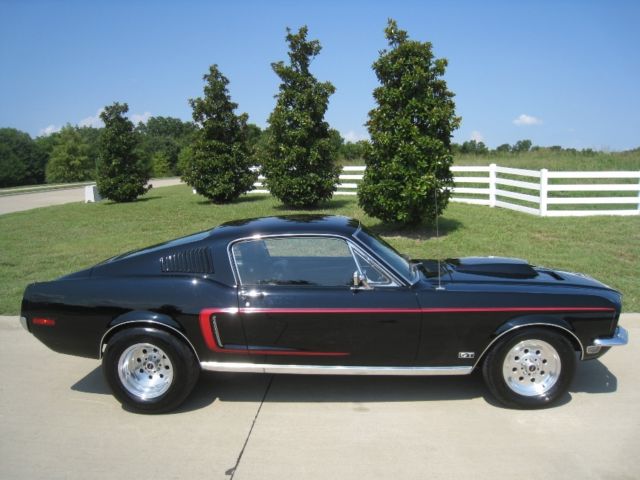 1968 Ford Mustang GT Fastback BIG BLOCK S-code w/ Disc Brakes 1968 Ford Mustang GT Fastback
