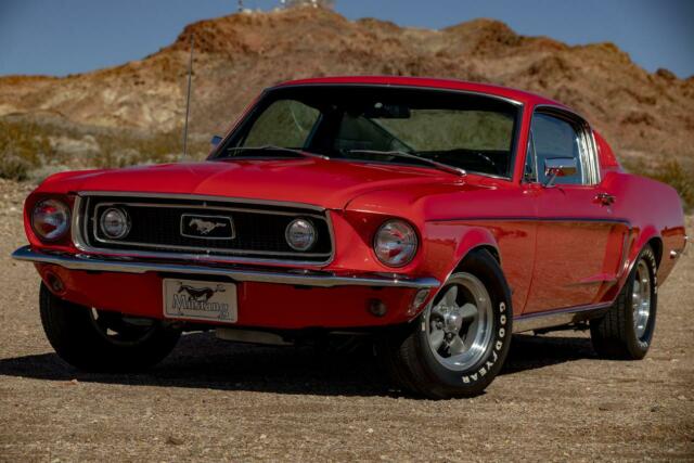 1968 FORD MUSTANG GT FASTBACK J-CODE NM 302 DUAL SHELBY QUADS 4SD SHOW CAR 1968 Ford Mustang FASTBACK GT J-CODE 4 SPEED DUAL QUADS SHOW CAR