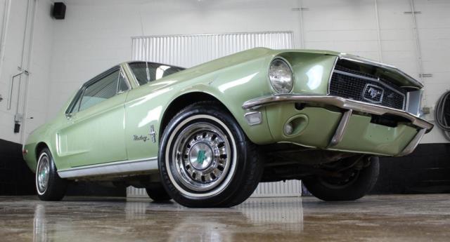 1968 Ford Mustang GT Lime Gold, 302, GT, Auto 1968 Ford Mustang --