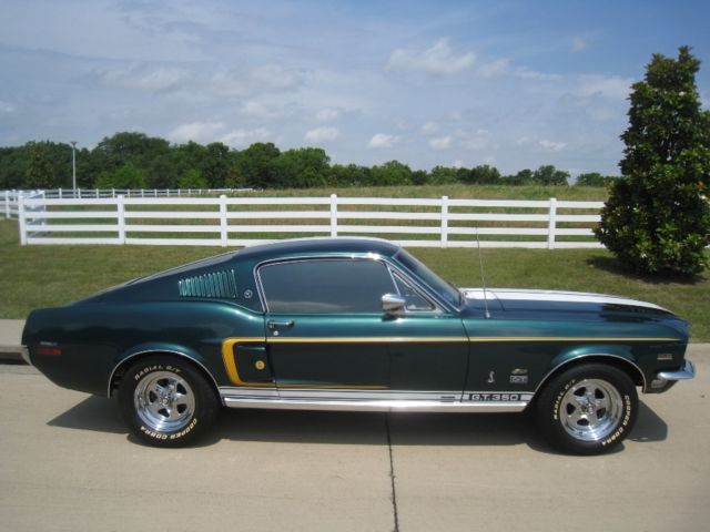 1968 Ford Mustang GT350 Fastback 302 J-code 4speed DISC Brakes 1968 Ford Mustang Fastback