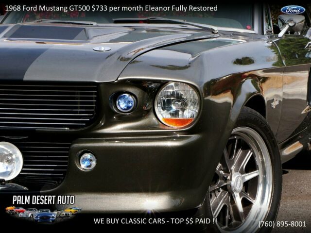 1968 Ford Mustang GT500 $733 per month Eleanor Fully Restored - photo 3