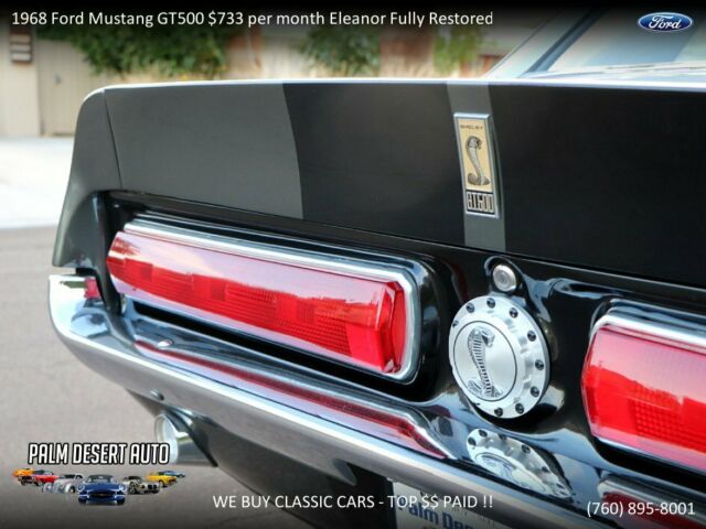 1968 Ford Mustang GT500 $733 per month Eleanor Fully Restored - photo 7