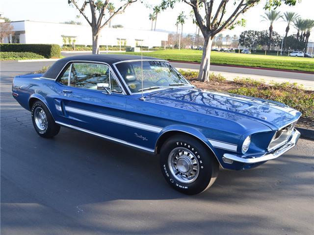 1968 Ford Mustang GT/CS, Restored, Acapulco Blue/Black interior, Auto, 289/195hp 1968 Ford Mustang GT/CS
