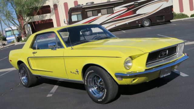 1968 FORD MUSTANG J CODE 302 V8 ! P/S ! RESTORED! MAGNUM 500 WHEELS! 1968 Ford Mustang J CODE 302 V8 ! P/S ! RESTORED! MAGNUM 500 WHEELS!