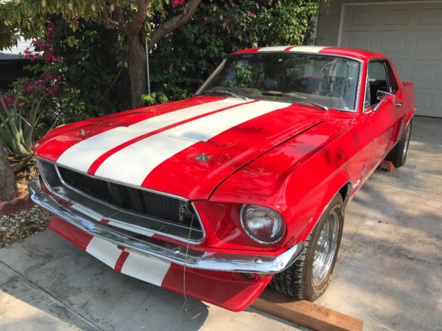 1968 Ford Mustang White Racing Stripes - photo 2