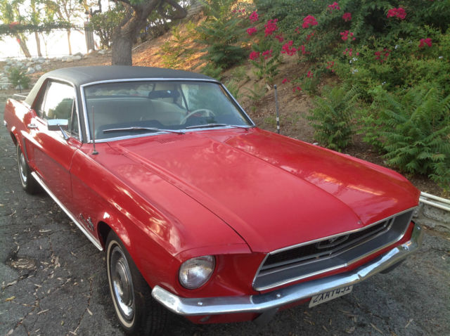 1968 FORD MUSTANG,CALIFORNIA CAR,,NO RUST SECOND OWNER SINCE 1987 GARAGE KEPT!! 1968 Ford Mustang