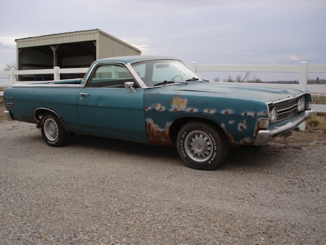 1968 Ford Ranchero 500 "S" Code Factory 390 V-8 1968 Ford Ranchero