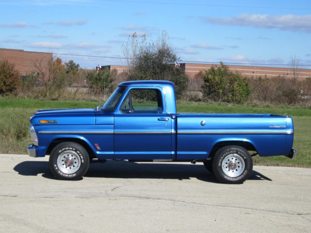 1968 Ford Ranger F-100 Style Side Short Bed Pick Up Truck 390 V-8 Frame-Off Rest 1968 Ford F-100 Ranger Style Side Short Bed
