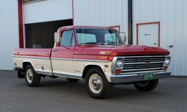 1968 Ford Ranger F250 Ranger Camper Special /w Caveman slide-in camper 1968 Ford F-250 Ranger