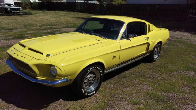 1968 Ford Shelby GT 500 KR Mustang 428CJ auto, Ford special Yellow paint VIDEO! 1968 Shelby