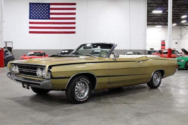 1968 Ford Torino GT Convertible 2496 Miles Gold Convertible 390 V8 4 Speed Manua 1968 Ford Torino GT Convertible