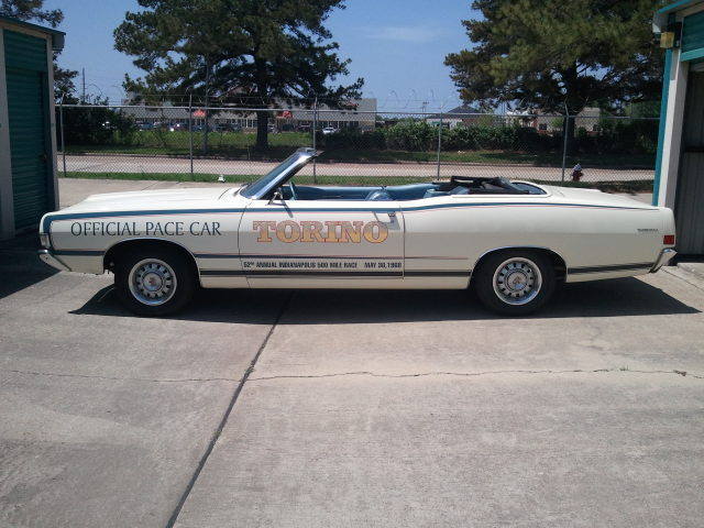 1968 Ford Torino GT Convertible Pace Car 1 of 709 made 1968 Ford Torino GT