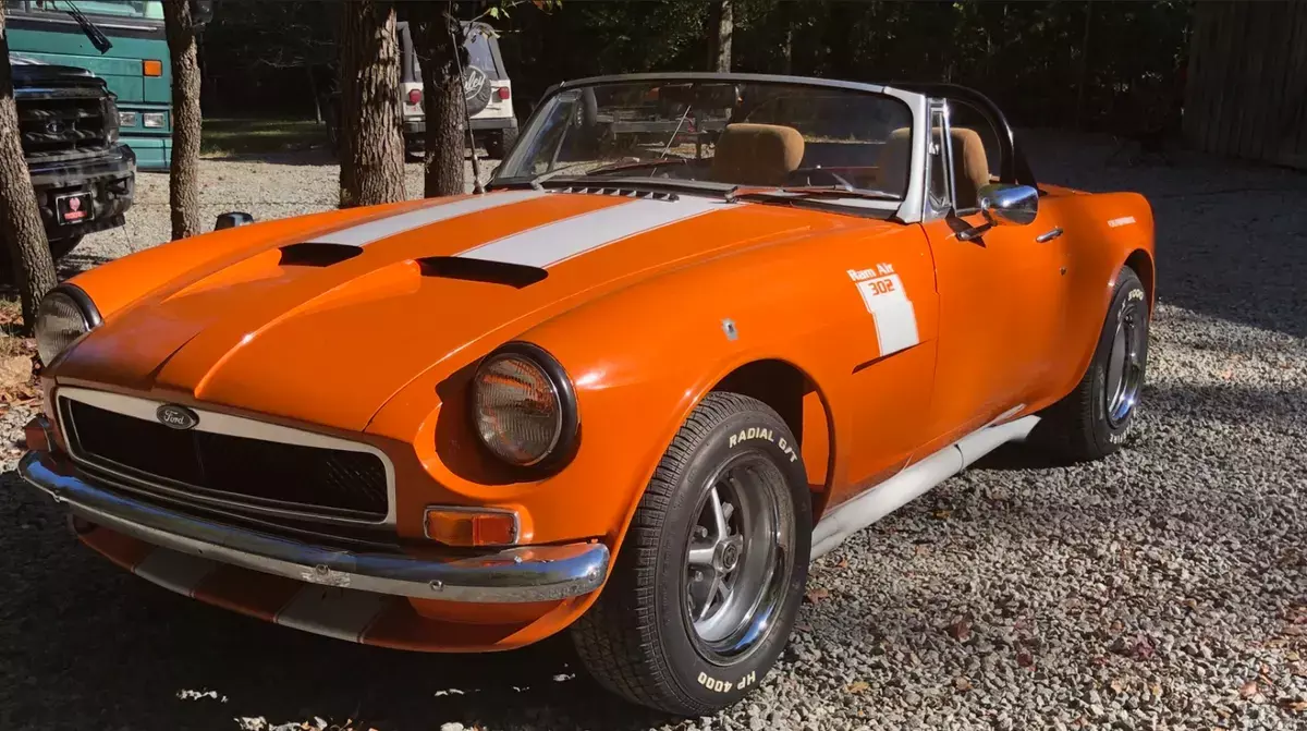 1968 Ford/MG Roadster 302 V8 Ram Air Auto- Posi - Vicious ...HOT WHEEL ! 1968 MG Roadster Roadster - Hardtop Convertible.
