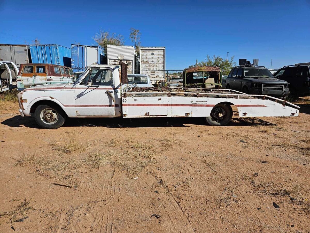 1968 GMC C30 CAR HAULER TRANSPORT TRUCK CHEVY C10 HOT RAT STREET ROD WEST TEXAS 1968 GMC Car Hauler