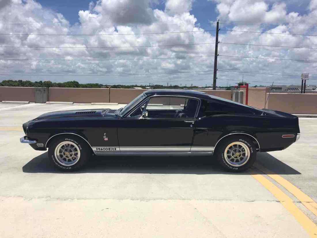1968 Ford GT500KR Shelby Mustang Black - photo 2