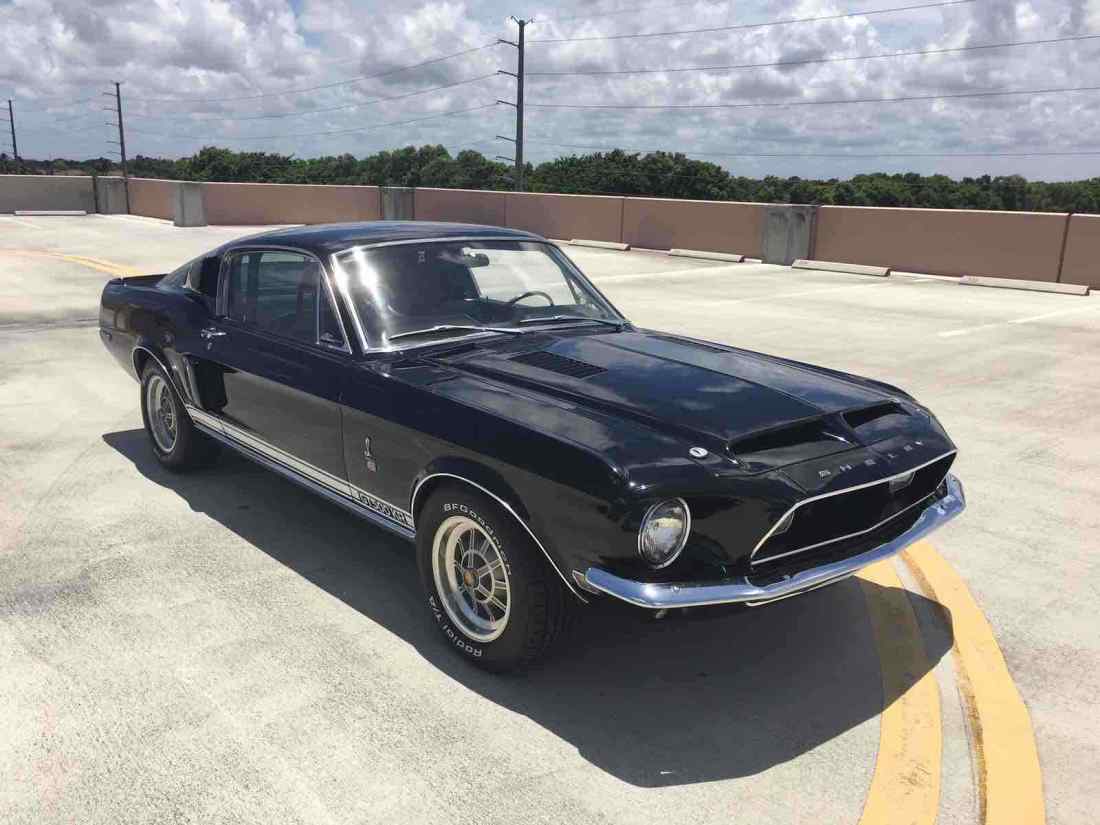 1968 Ford GT500KR Shelby Mustang Black - photo 3