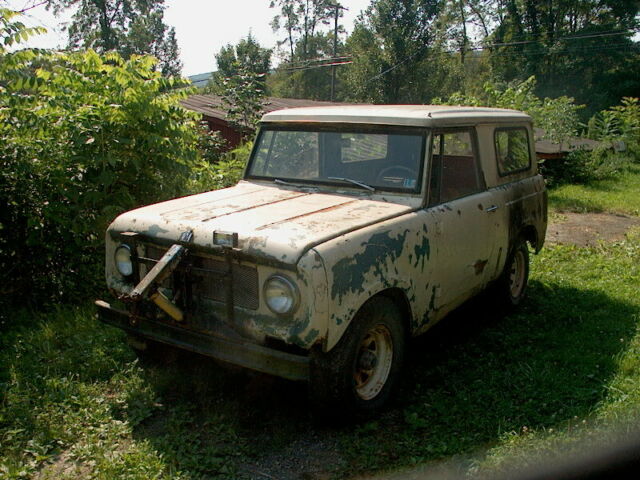 1968 IH Scout 800 with Plow for Parts 1968 International Harvester Scout