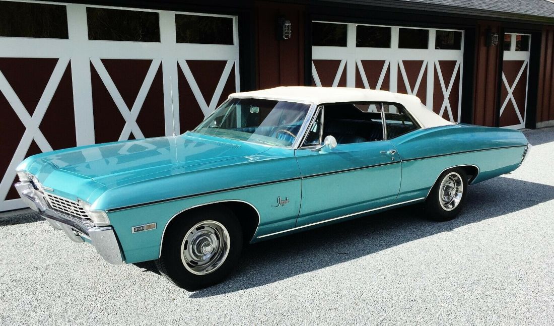 1968 Impala Convertible 396 Muncie 4 speed 12 bolt posi GM of Canada documented 1968 Chevrolet Impala