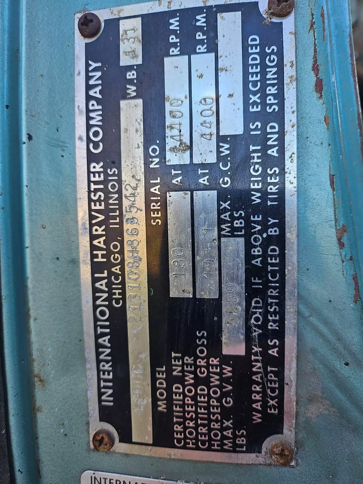 1968 International Harvester 1100C - photo 2